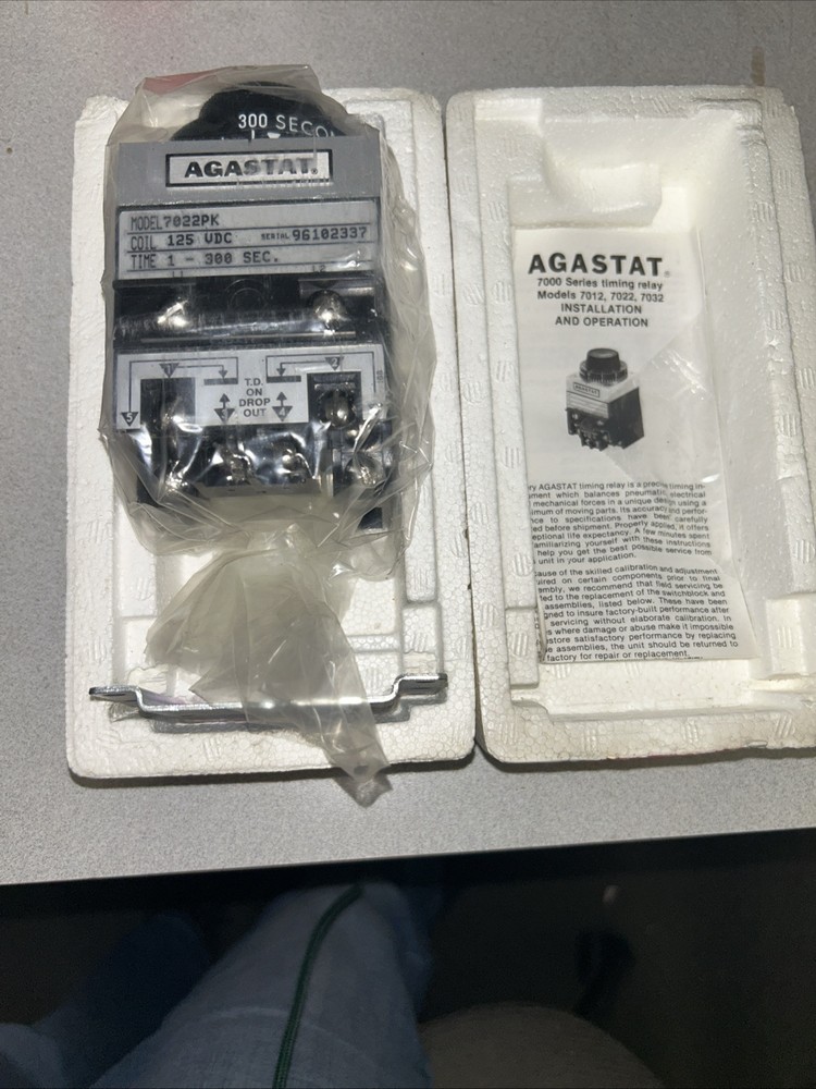 Agastat Time Delay Timer 7022PK