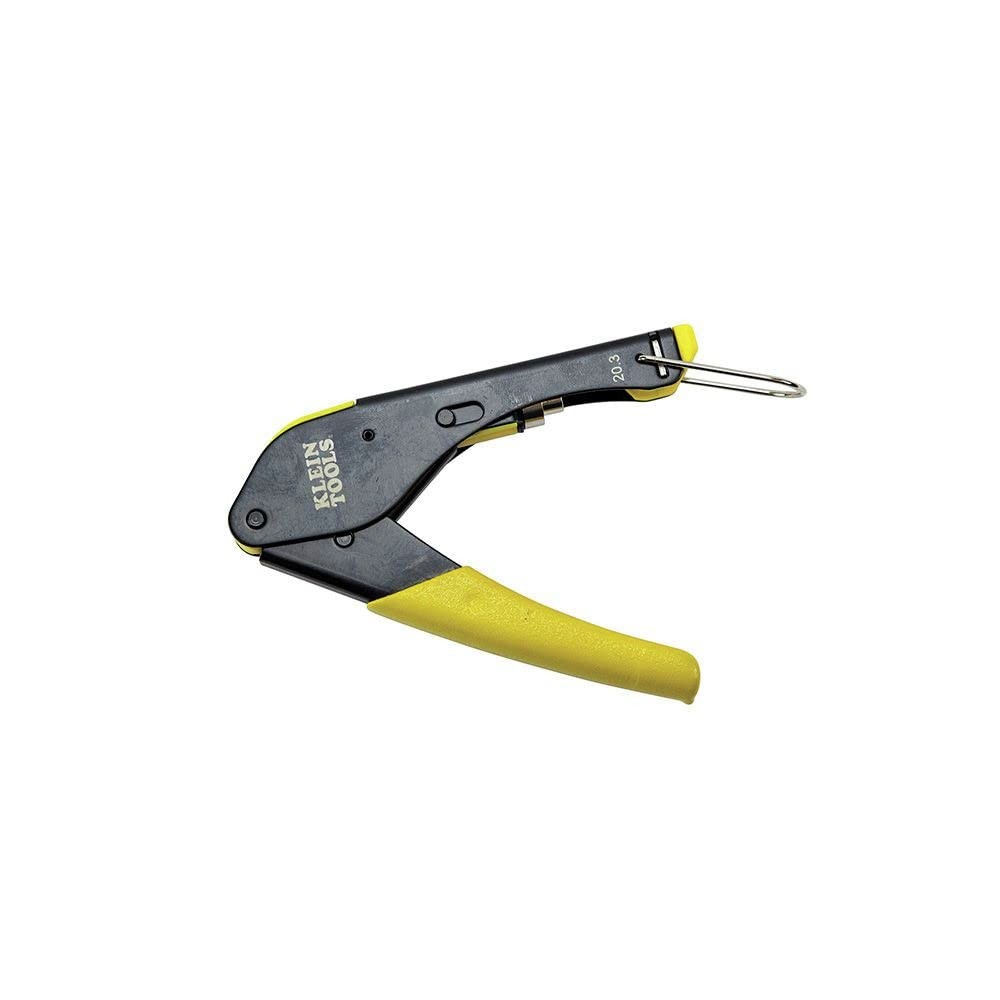 Klein Tools VDV212-008-SEN Compact Compression Crimper, Yellow/Black