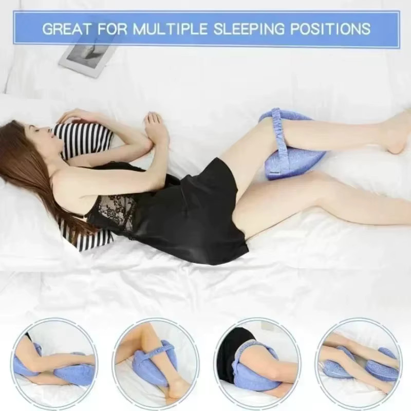 Memory Cotton Leg Pillow Hollow Heart Pregnancy Side Sleeper Sciatica