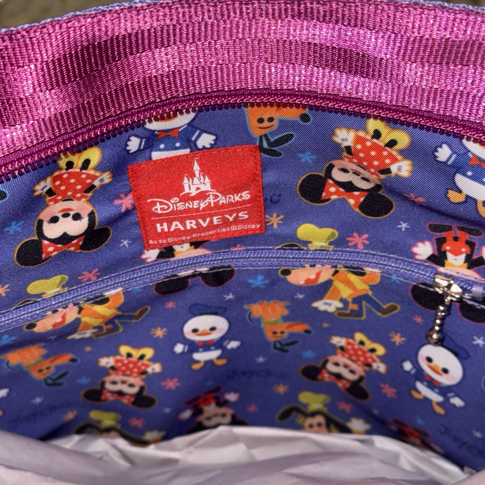 2026 EPCOT Festival of The Arts Joey Chou X Harveys WDW Castle Tote Bag NWT!