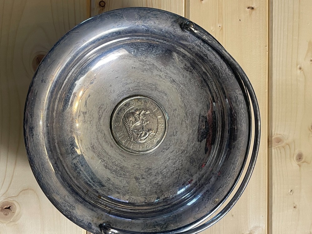 Antique Figural Silver Plated Fruit Bowl