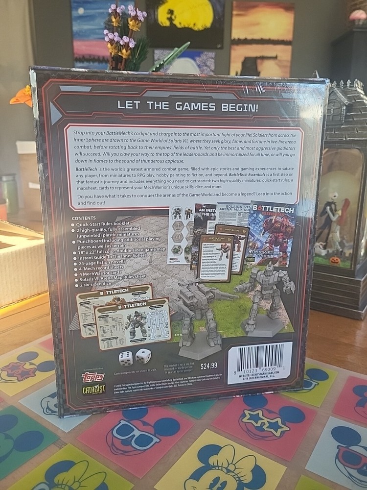 Catalyst Labs Battletech Essentials Tactical Miniatures Mech Board Game NEW (M)