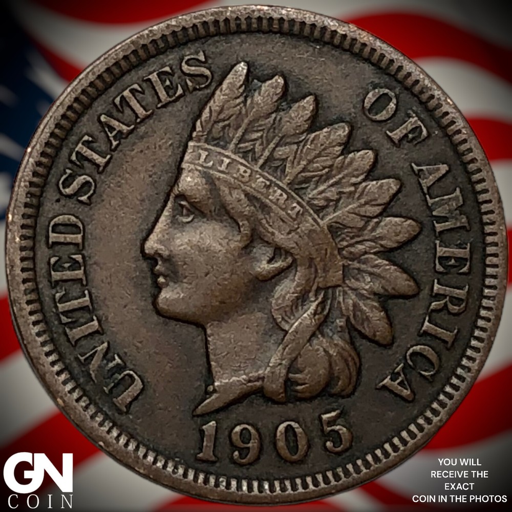 1905 Indian Head Cent Penny X1173