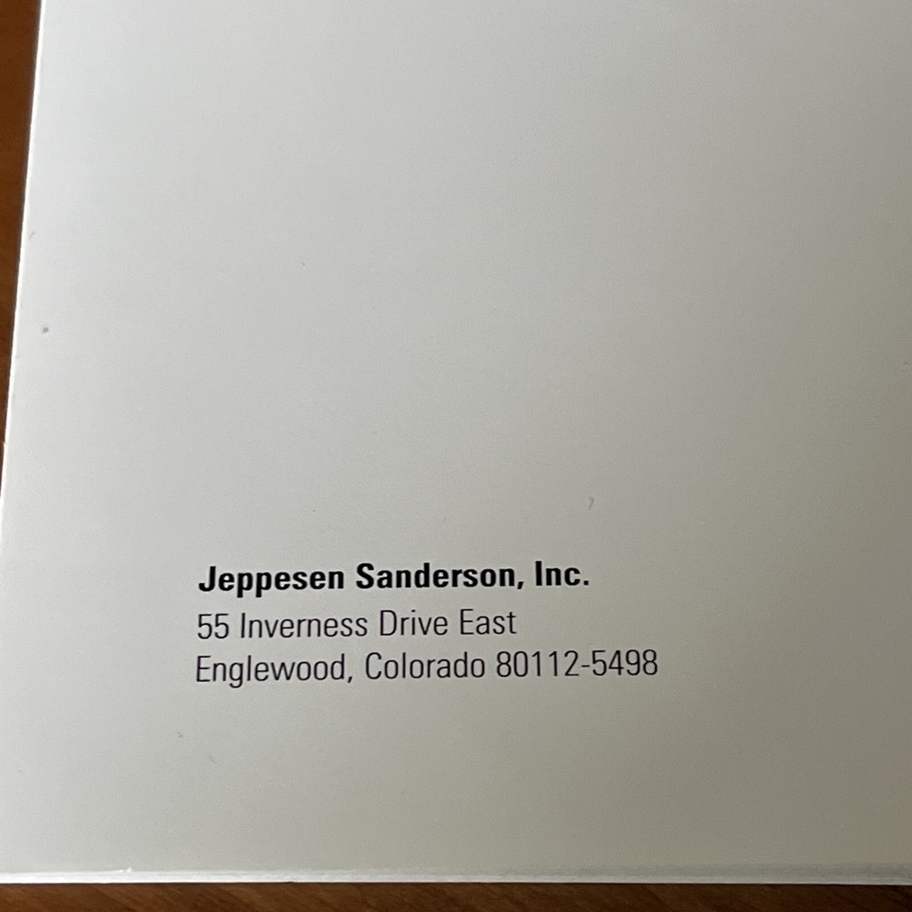 Jeppesen Private Pilot Practical Test Standards Airplane Singe Engine Land 1995