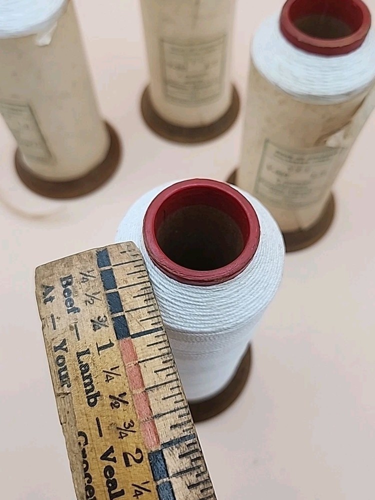 1 Spool - White 1/4lb Dacron Bowstring Material Long Bow String Made In USA NOS