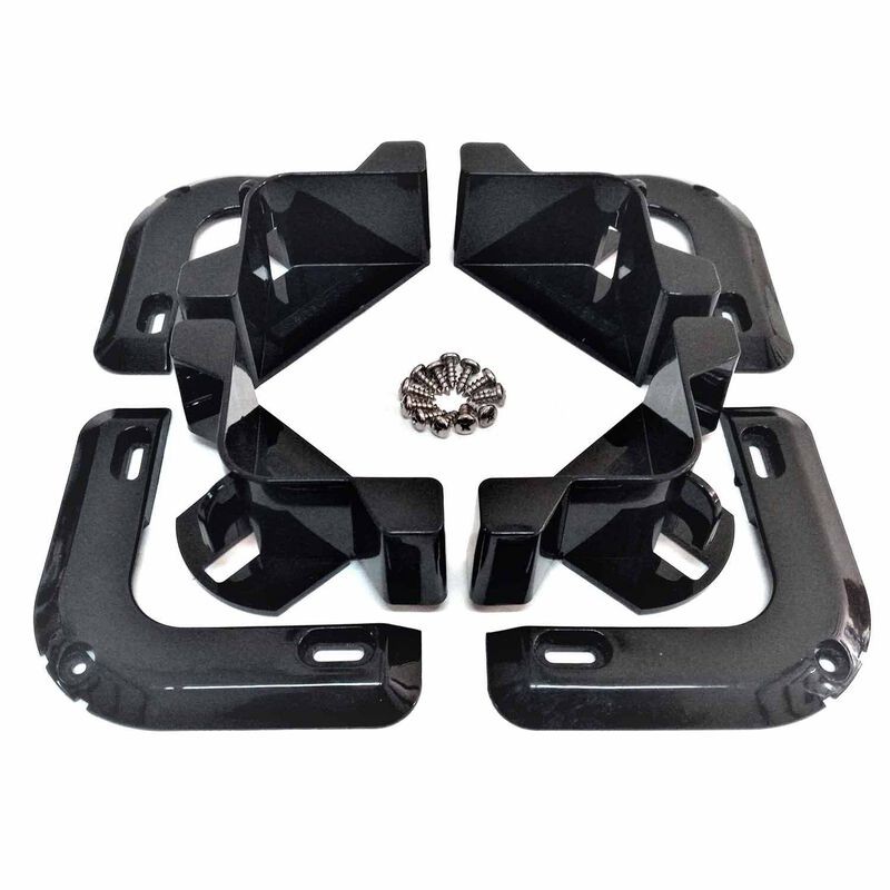 Versachock VCBLACK4PK Cooler Chocks, Black, HDPE - 4 Pack