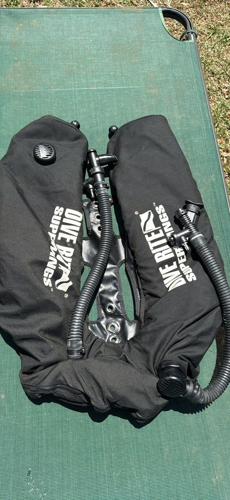 Dive Rite Superwings Scuba BCD Wing Buoyancy Compensator, Black