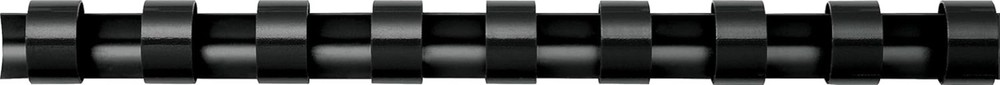 BLACK PLASTIC COMBS 1/4" - 100 PACK FOR PROFESSIONAL DOCUMENT BINDING