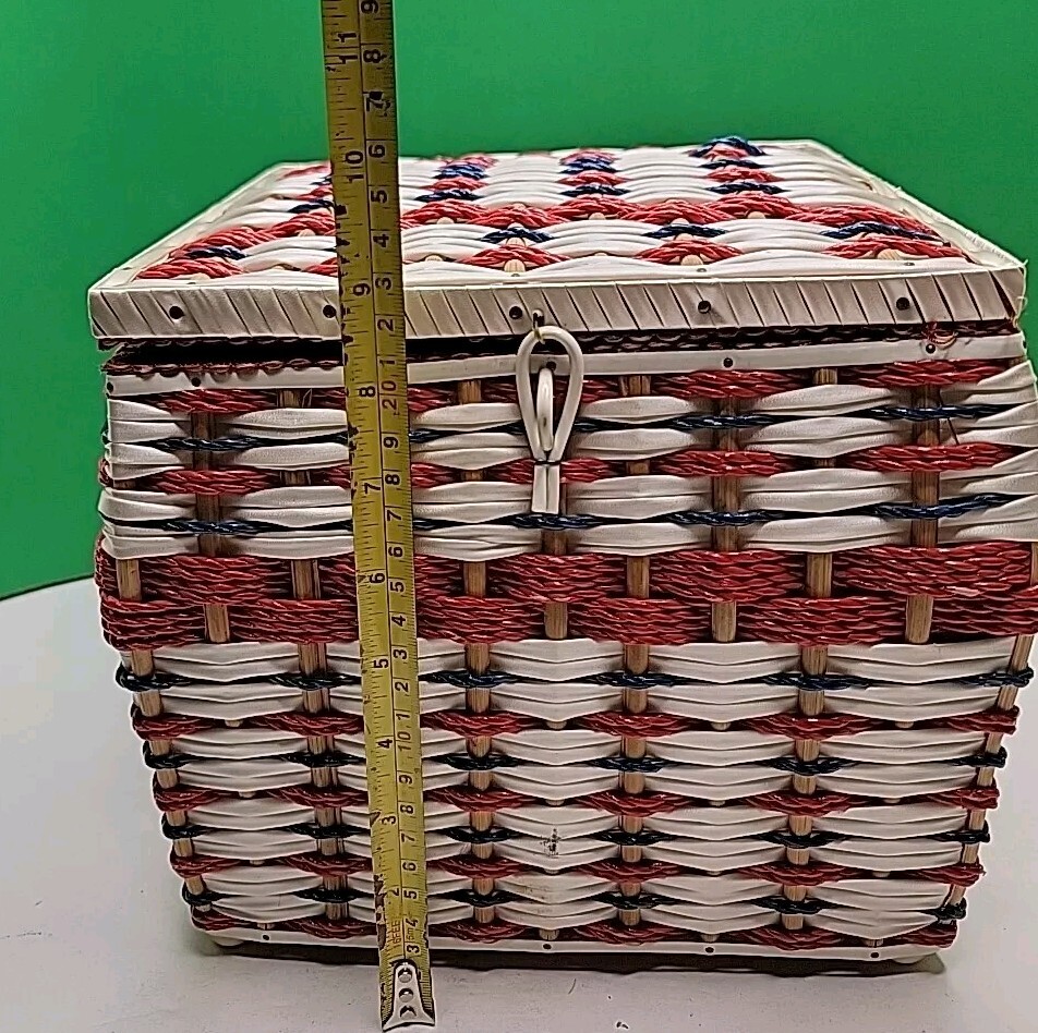 Mixed Lot of Sewing Supplies With Basket - New & Used.