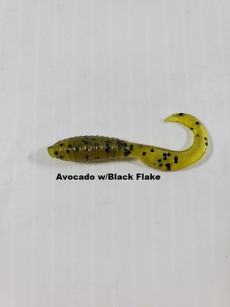 1.5 Inch Curl Tail Grub, 13 Colors