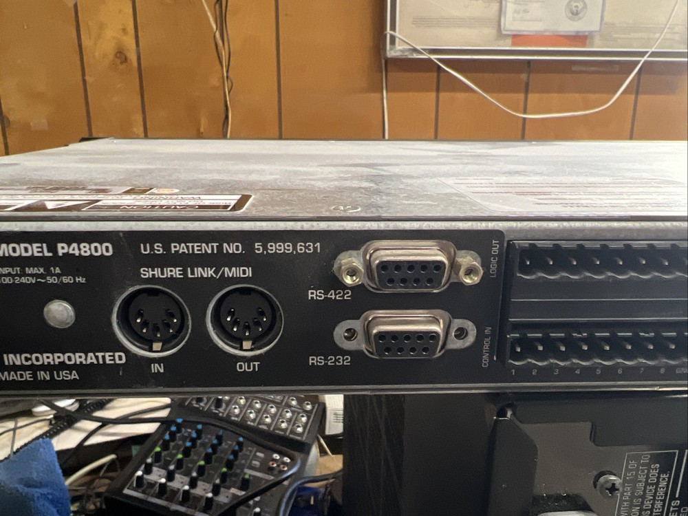 Shure P4800 4x8 Auto-Mixer & Digital Signal Processor