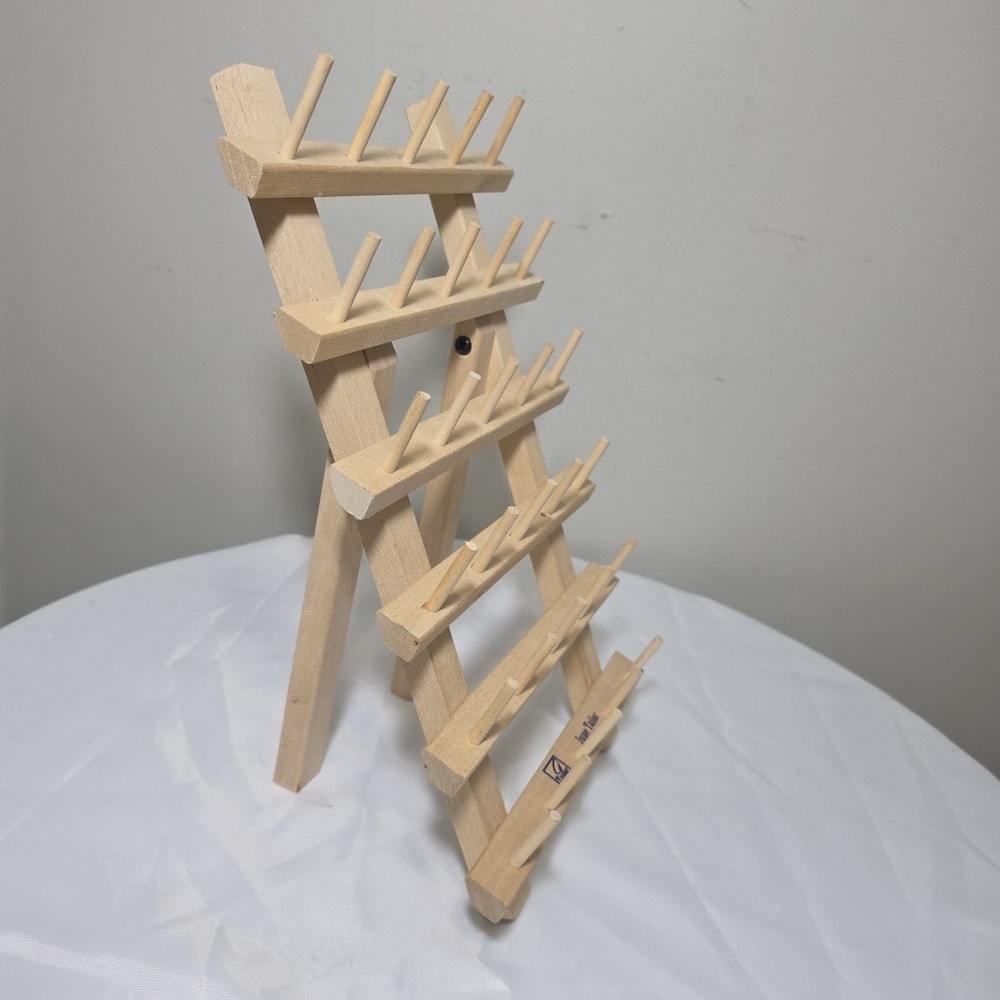 June Tailor 30 SPOOL THREAD RACK HOLDER Freestanding FOLDING Compact Space Savin