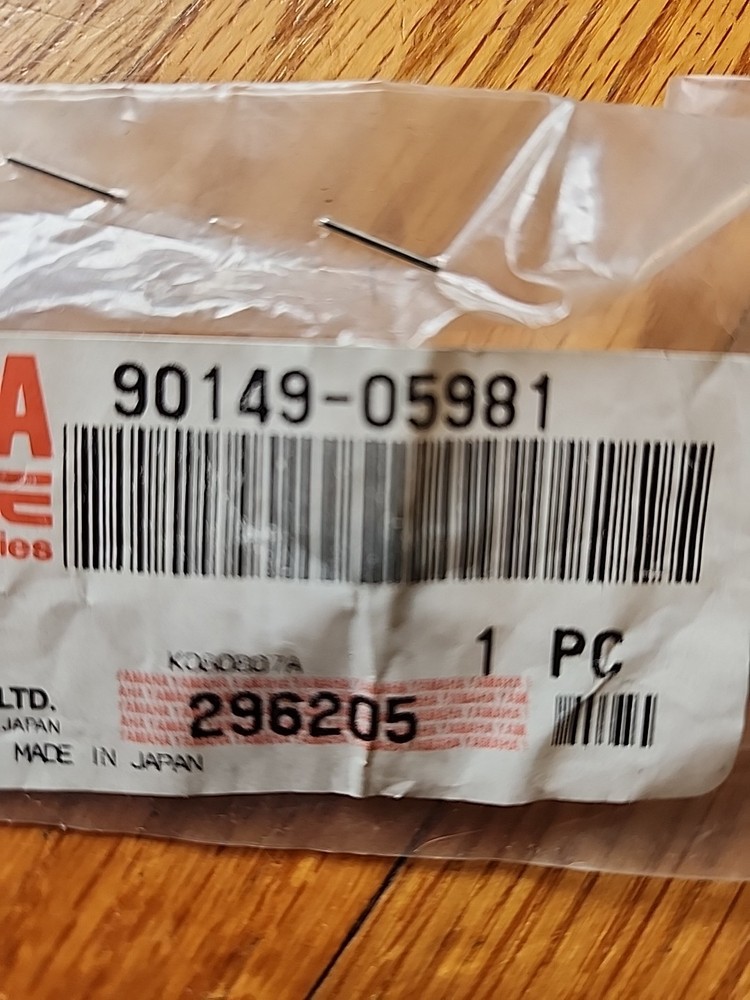 YAMAHA TAPPING SCREW, SPECIAL SHAPE 90149-05936 90149-05981 OEM