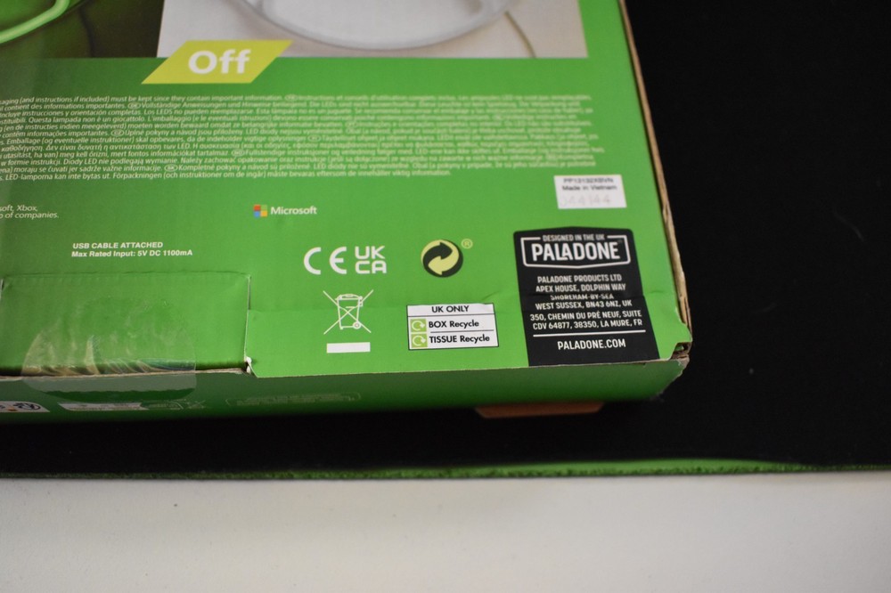 XBOX Wall Mountable LED Neon Gaming Room Light Featuring XBOX logo