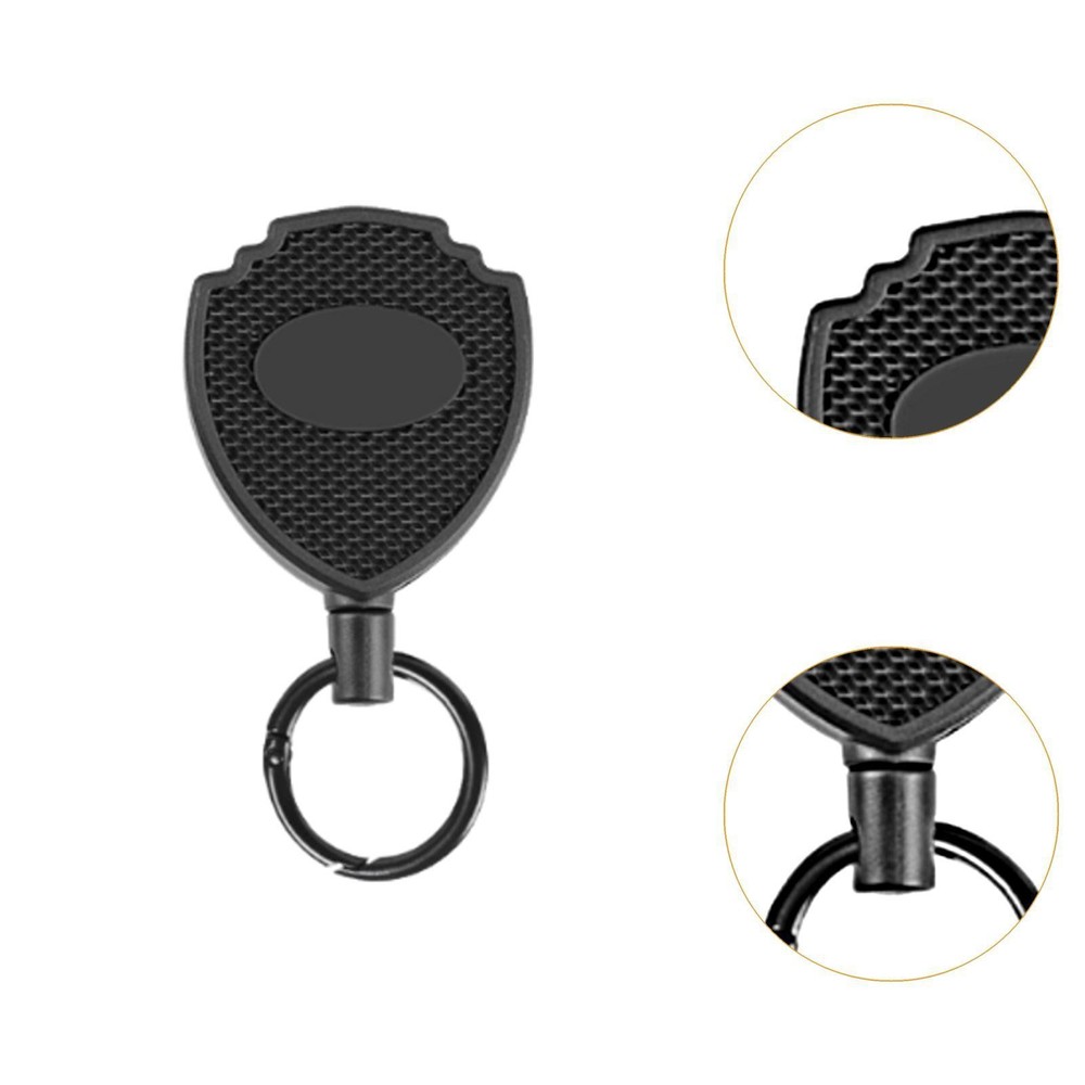 Retractable Keychain Key Holder Telescopic Wire Rope Compact Multitool