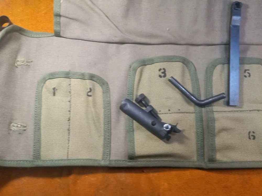 M1 Carbine Bolt Tool Kit With USGI M13 Tool Roll
