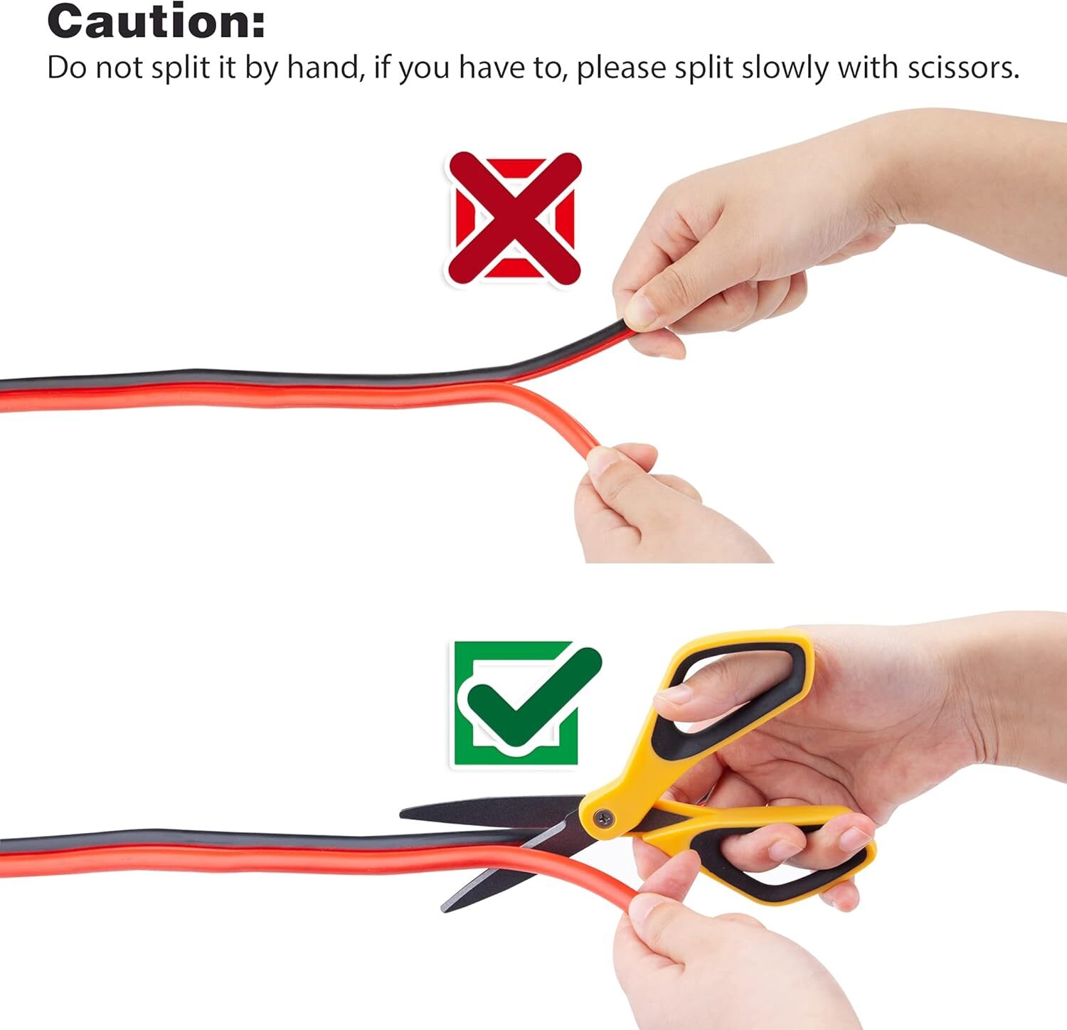 CARTMAN 4 Gauge 20 Feet Jumper Cables with Carry Bag