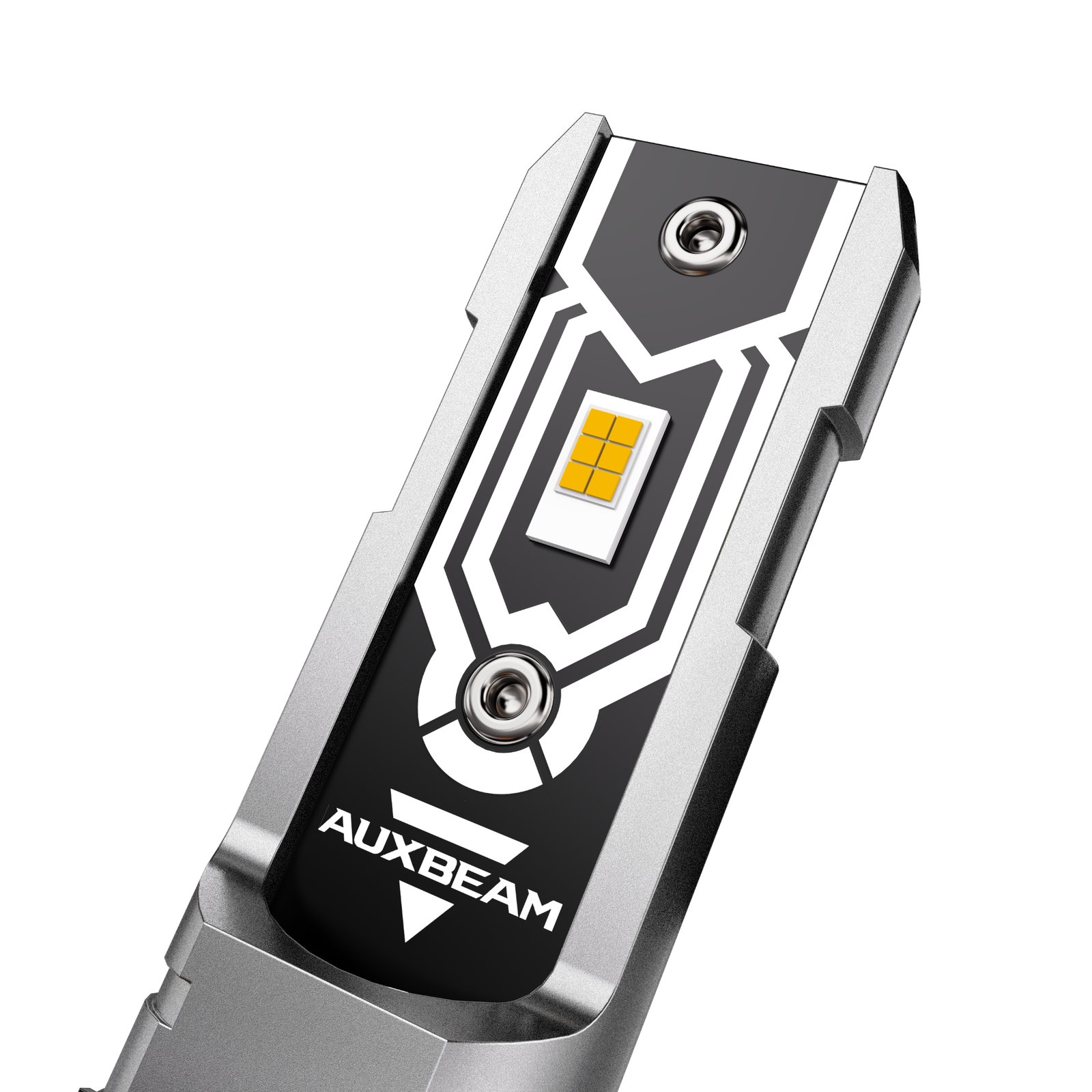 AUXBEAM H10 LED Fog Light Driving Bulbs 9145 9140 White 6000K Super Bright 120W