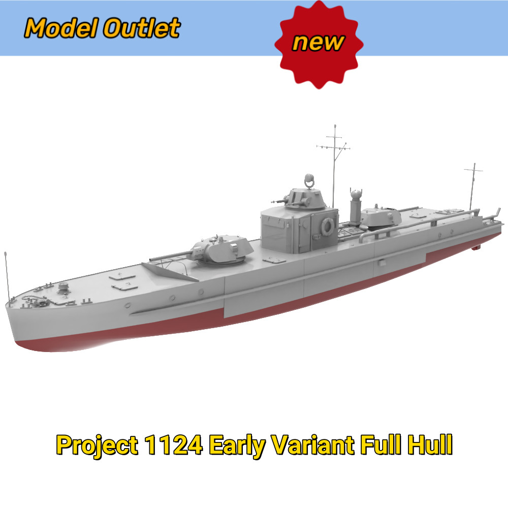 PreSale 1/72 Project 1124 Early Variant Full Hull