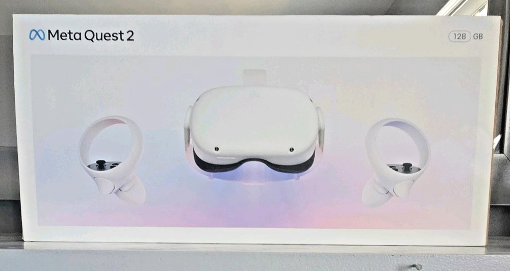 128GB Meta Quest 2 VR Headset - w Controllers