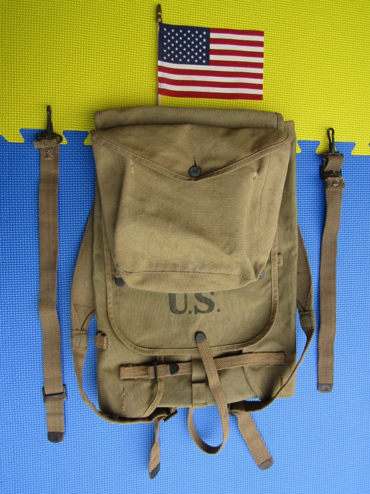 WW I U.S. Army Combat Backpack, Original !