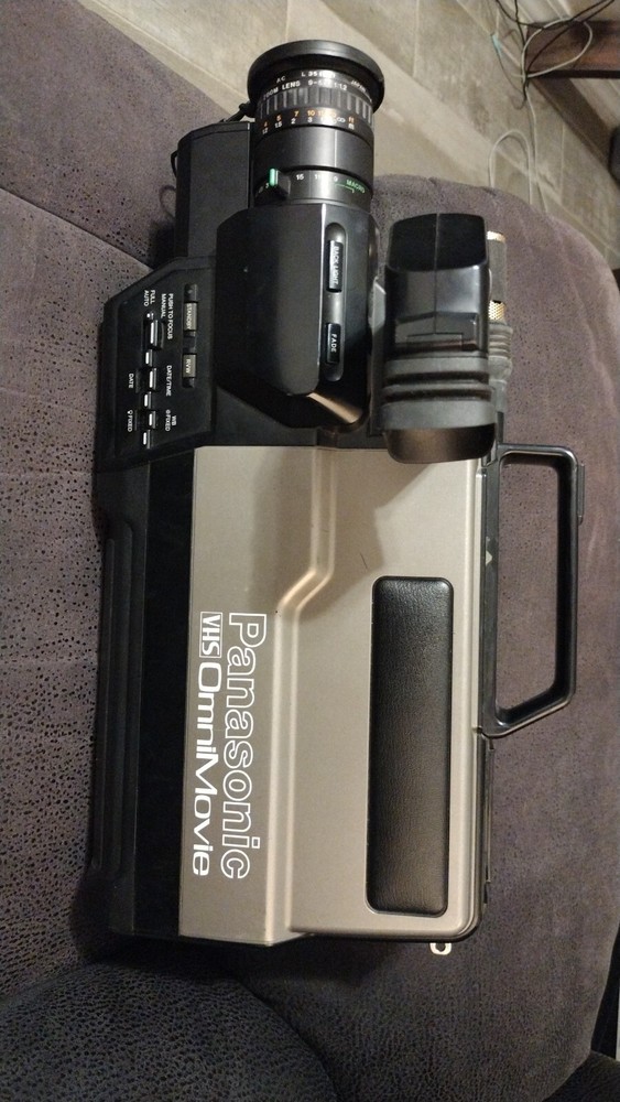 vintage record camera