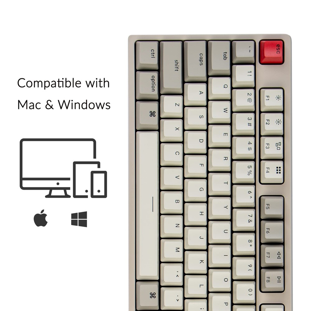 Keychron C2 Full Size Wired Mechanical Keyboard Compatible with Mac, Keychron...