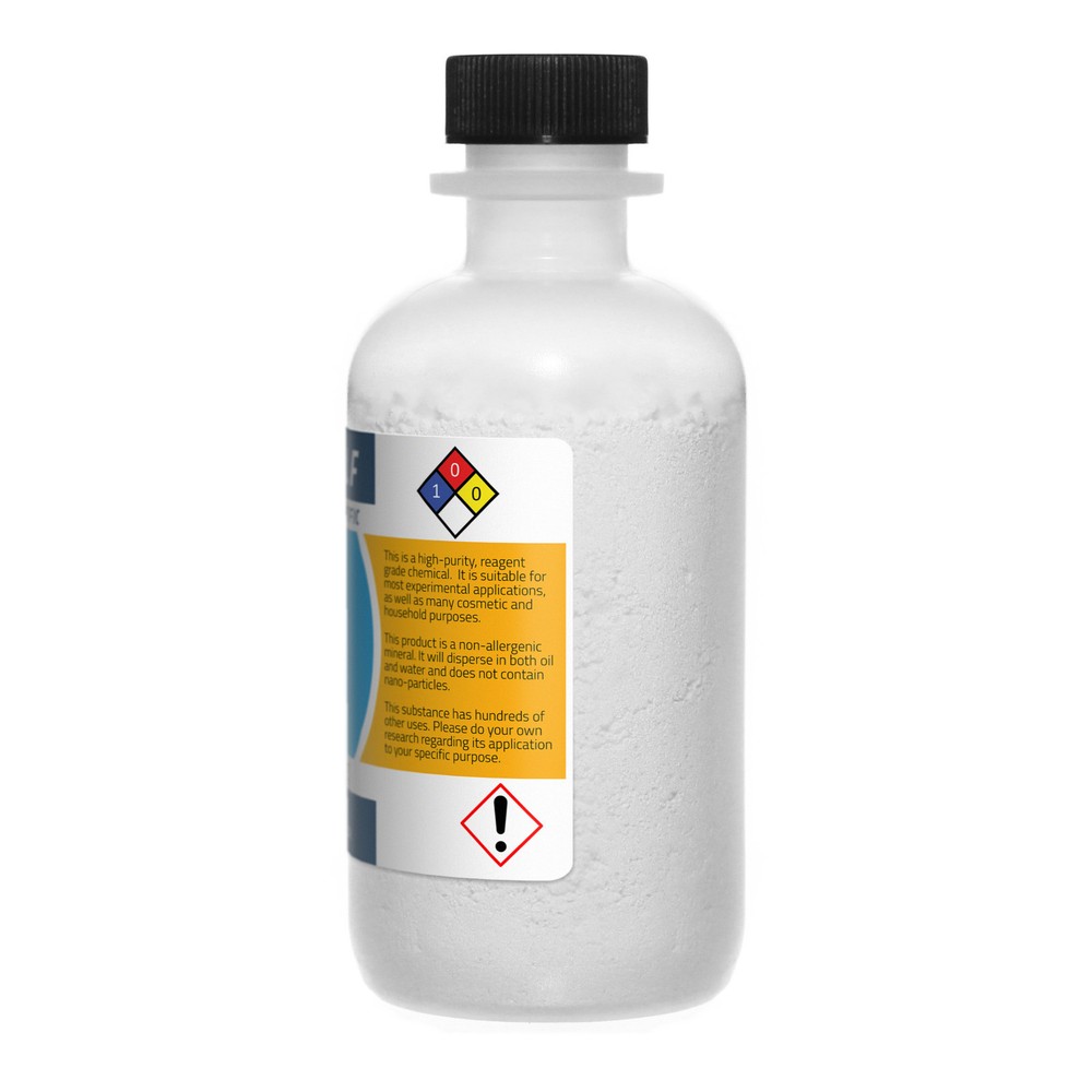 Titanium Dioxide, 4oz, Reagent Grade 99.9% Pure, Sturdy Bottle SHIPS SAME DAY