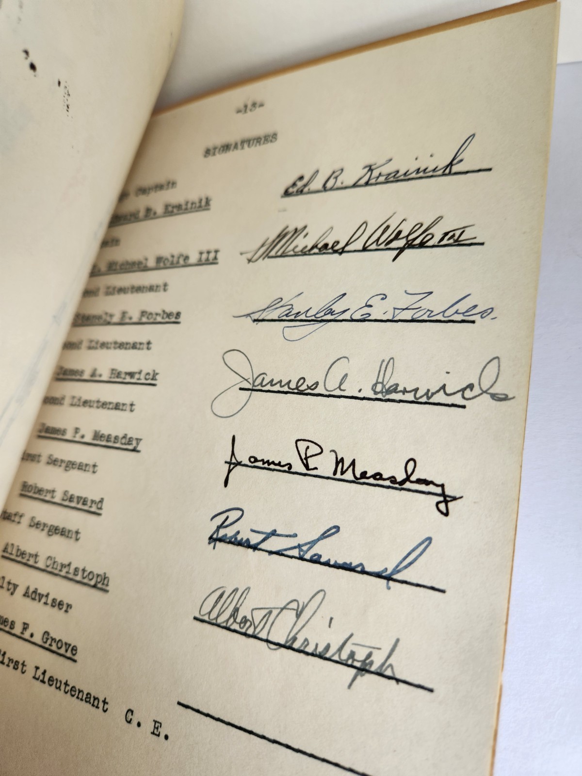 WWII 1942 US Military Cadets National Society PERSHING RIFLES 5TH Regiment PA