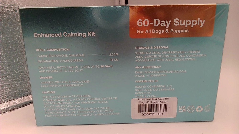 ProElobara Blue Multi-Dog Enhanced Calming Pheromone Diffuser Kit 60 Day Supply