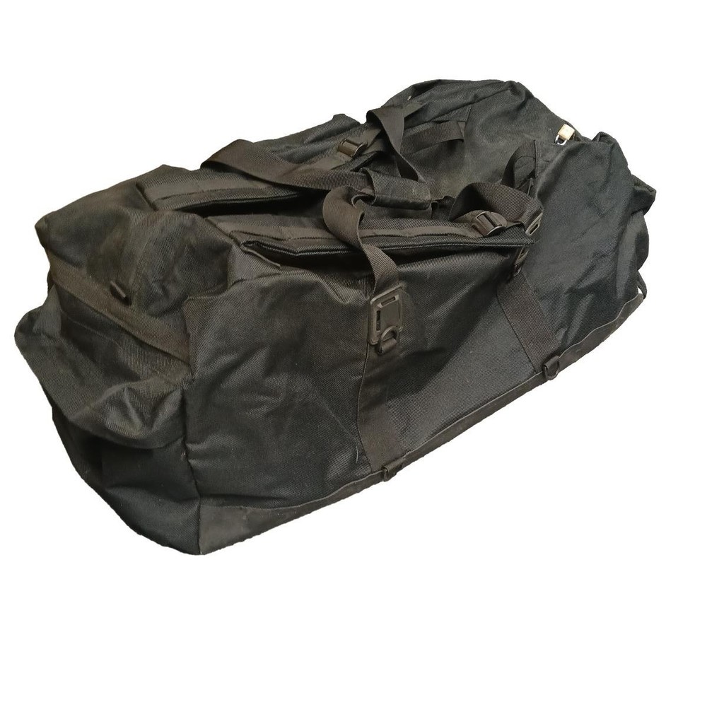 Deployment Kit Bag Backpack Large Black Straps Nylon Duffel Bag Overnight 100L