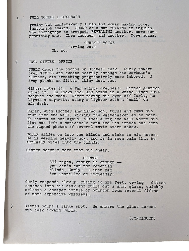 "CHINATOWN" Movie Script Third Draft October 9, 1973