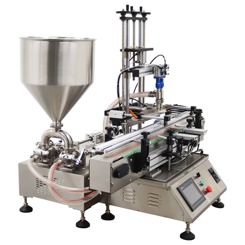 10-100ml Desktop Automatic Double Head Paste Filling Machine W/Control Display