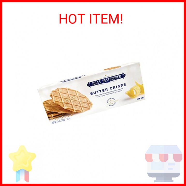 Jules Destrooper Butter Crisps, 3.5 Oz