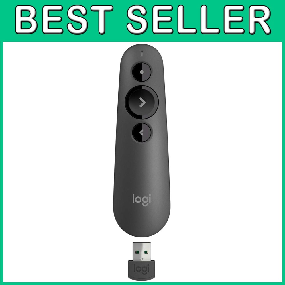 Wireless Presenter Clicker with Laser Pointer