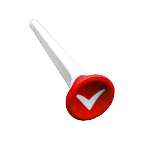 Par Tee Plastic Golf Tees Red/White 10 Pack