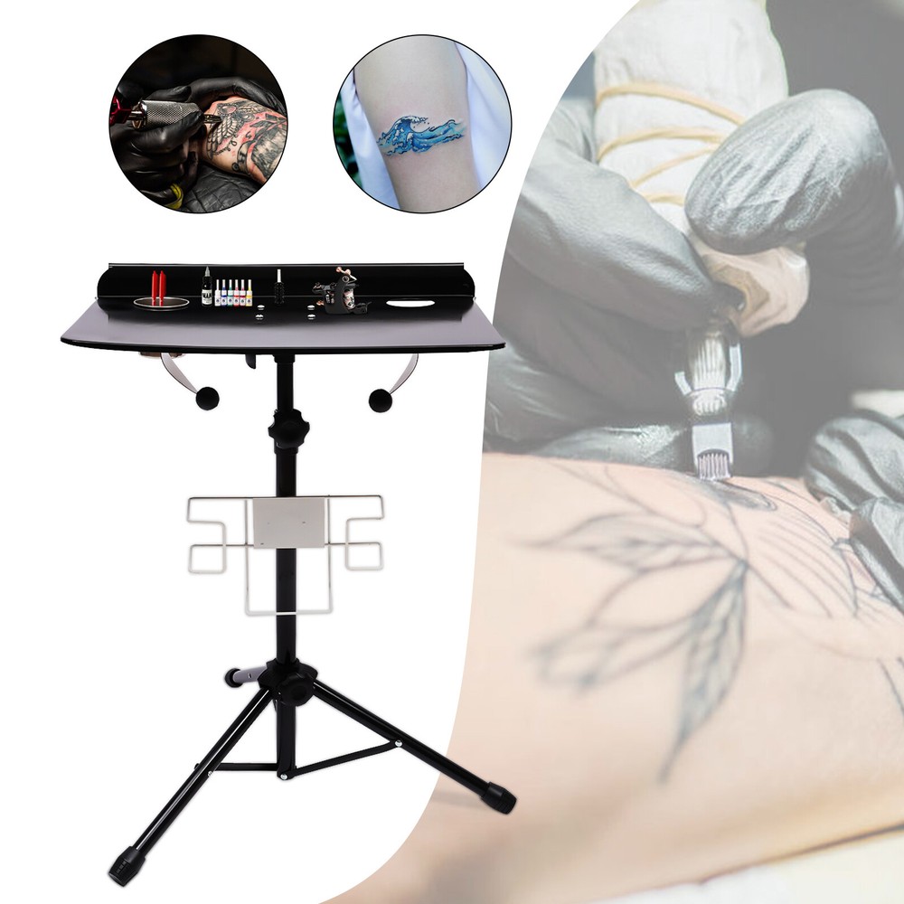 Tattoo Workstation Tattoo Display Stand Workstation Adjustable Fixed Desktop US