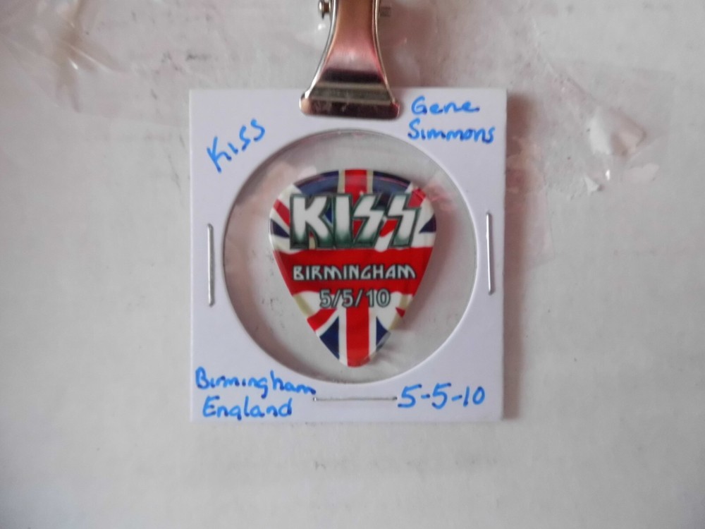 KISS "GENE SIMMONS" 5/5/10 GUITAR PICK~READ DESCRIPTION #9 ~20