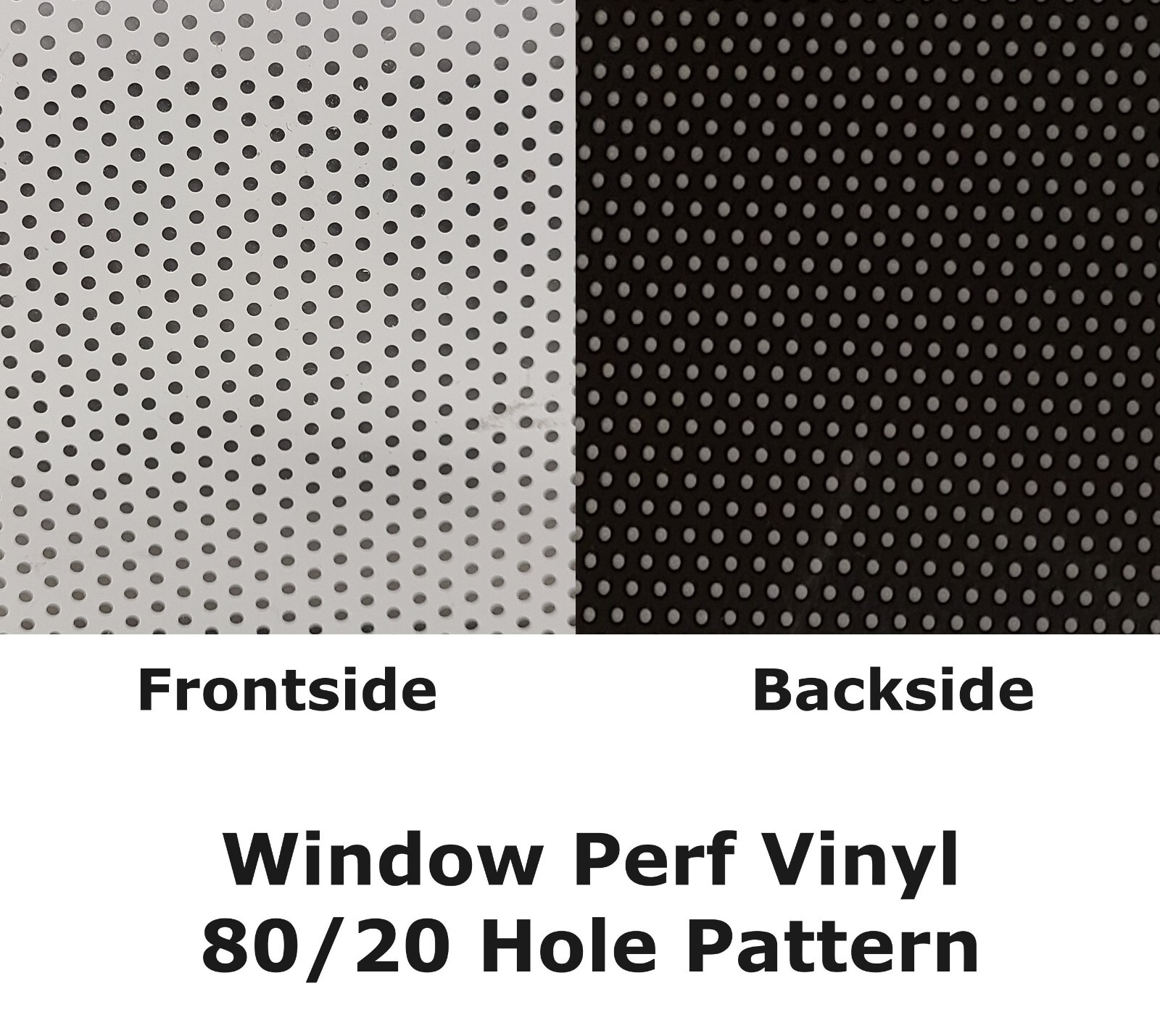 Window Perf Vinyl One-Way Vision Roll Solvent & Latex (Choose Size & Type)