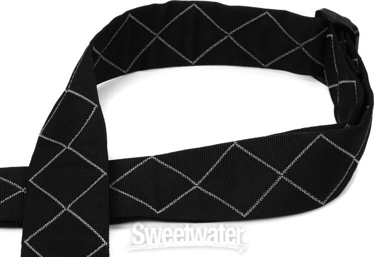 D'Addario Auto Lock Guitar Strap - Padded Diamonds