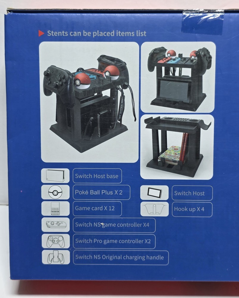 Nintendo Switch Stand Organizer Storage Games Controller Rack A7