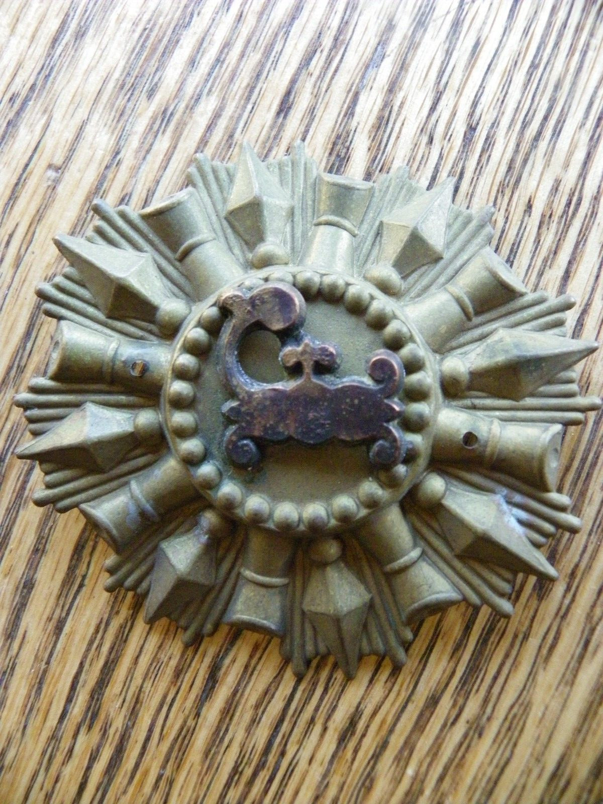 CIVIL WAR ERA FIRE ZOUAVES KEPI HAT INSIGNIA