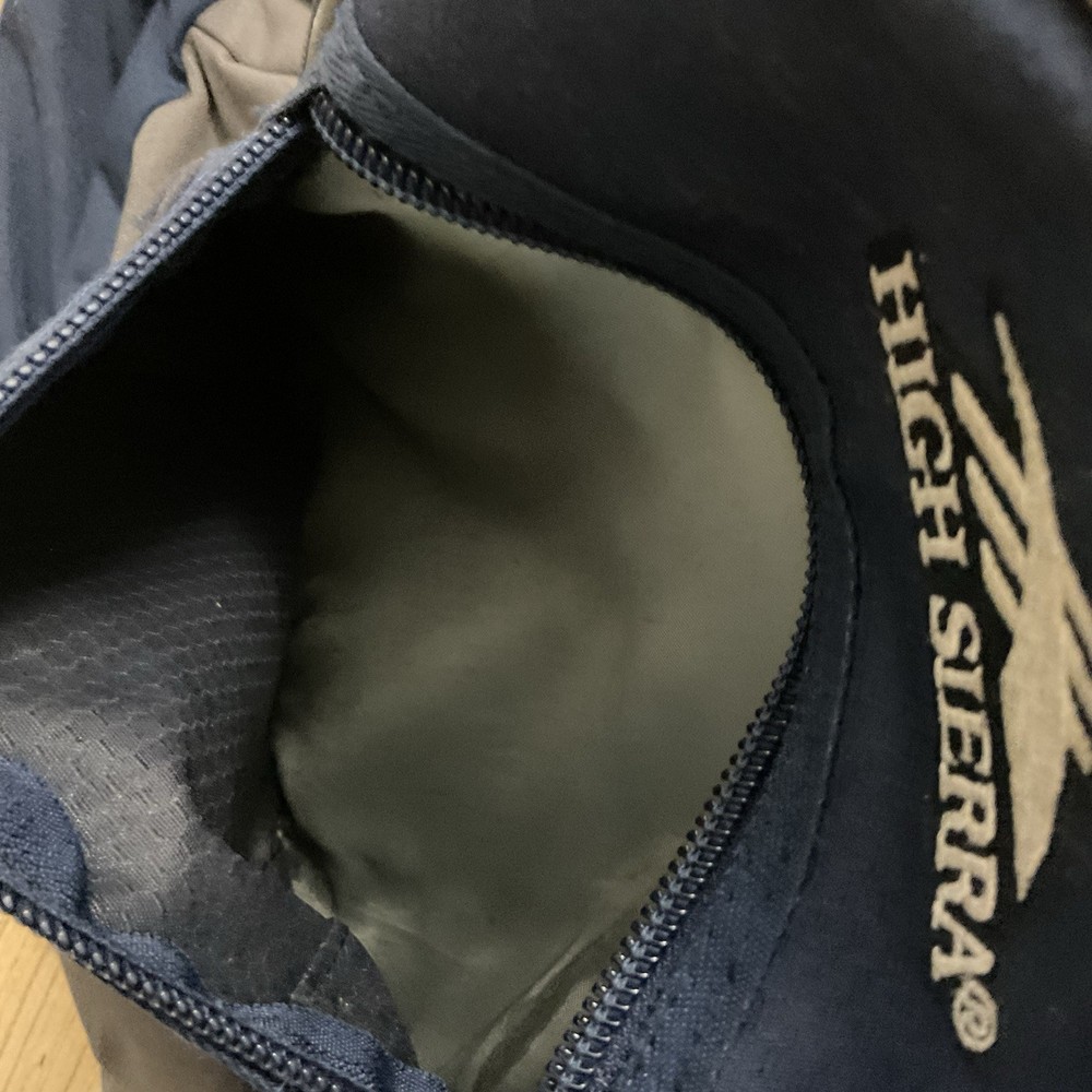 High Sierra Fatboy Daypack Backpack Blue Gray Adjustable