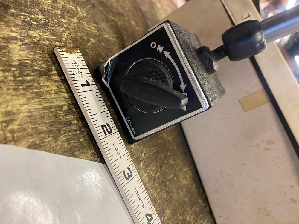 Indicator Positioner Holder Magnetic Base Post Adjustable Rod Balancing Machinis