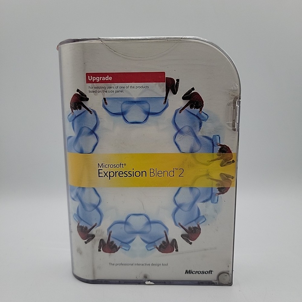 Microsoft Expression Blend 2 Upgrade For Windows Retail NEW 2008