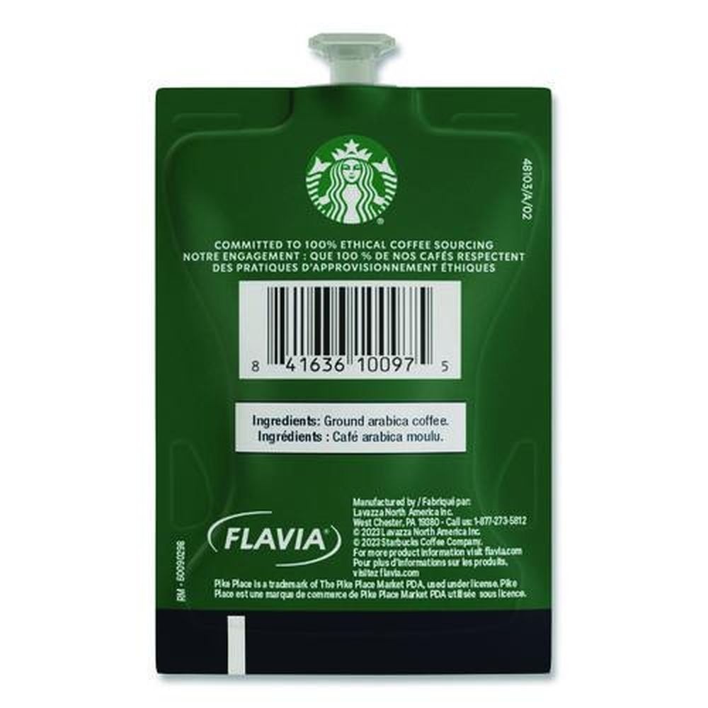 FLAVIA 48725 Starbucks Pike Place Roast Coffee Freshpack 38/CT