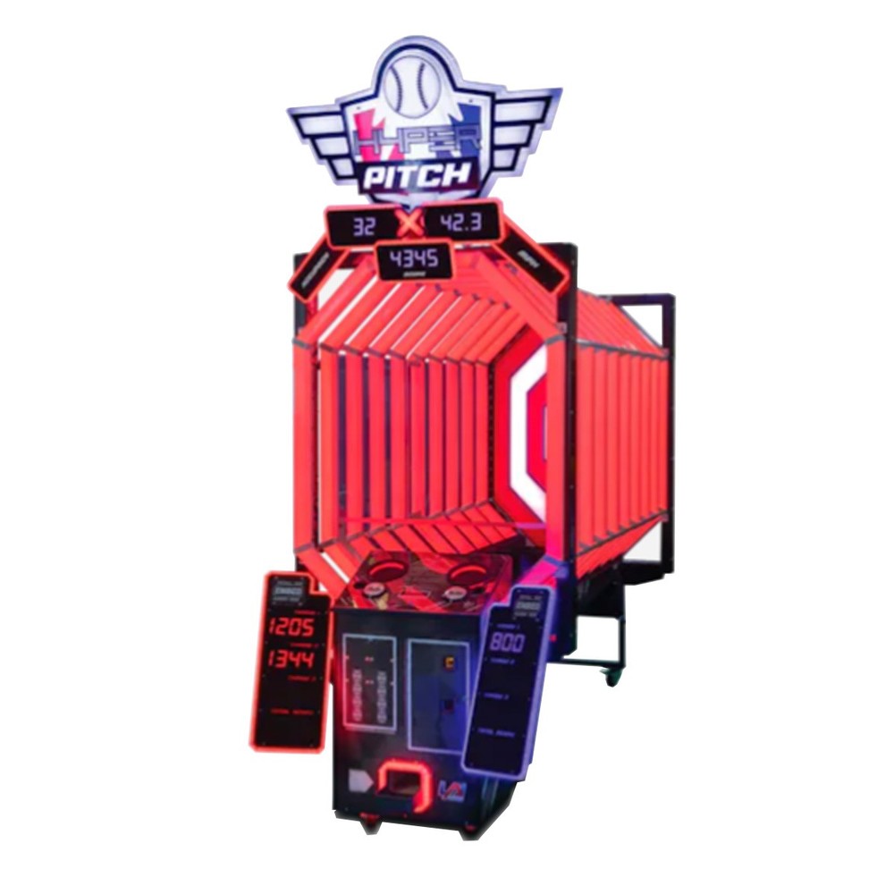 LAI Games HYPERpitch Baseball Pitching Throwing Ticket Redemption Arcade Game