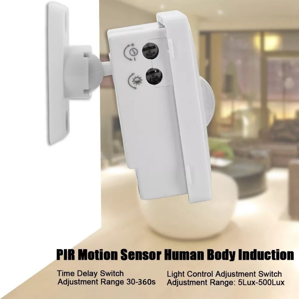Automatic IR Infrared PIR Motion Sensor Light Switch Auto On/Off Lamp Control