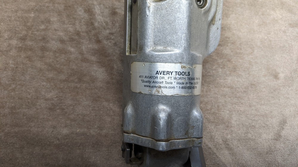 AVERY TOOLS C Type Rivet Squeezer Aviation Aircraft Tool