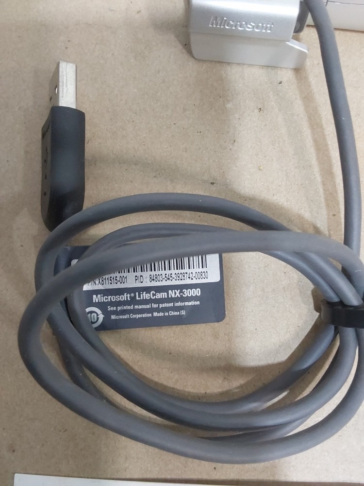 Microsoft LifeCam NX-3000 WebCam USB 2.0 Web Camera Used Web Cam Mic